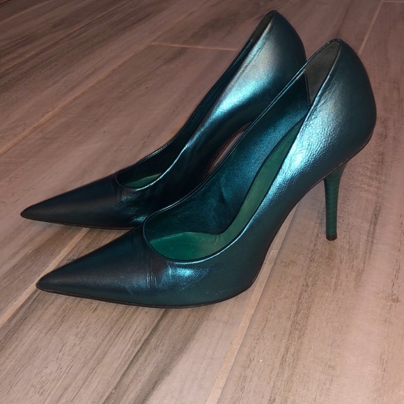 Metallic teal mermaid pumps size 6 🧜🏽‍♀️🤍 - Picture 1 of 17